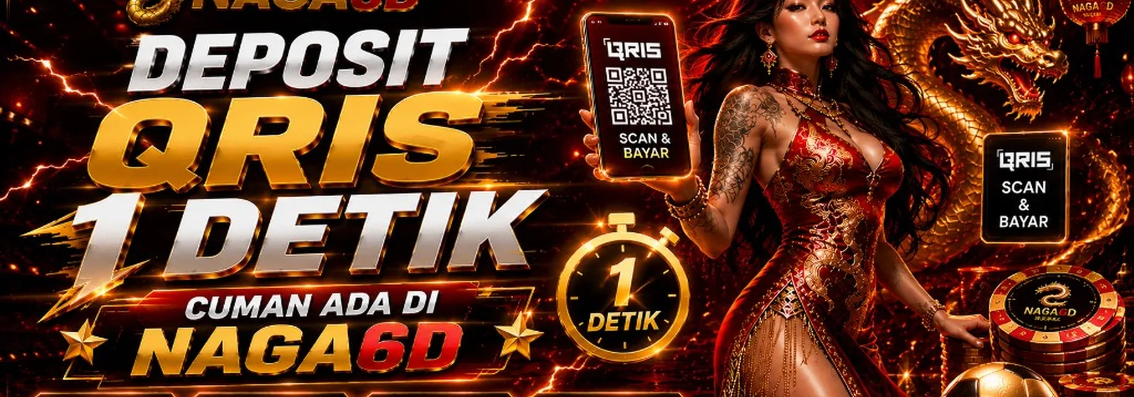 Deposit QRIS 1 detik cuman ada di NAGA6D — aman 24/7